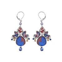 Earrings Ayala Bar Woman Ocean Edge in Metal Alloy Cristallo R2317